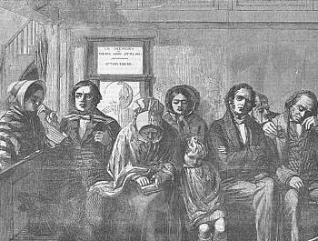 Scottish Presbyterians in a county Parish church - the sermon, 1855