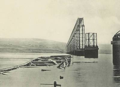 The Ruins of the Tay Railway Bridge
