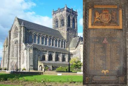 Paisley Abbey and War Memorial