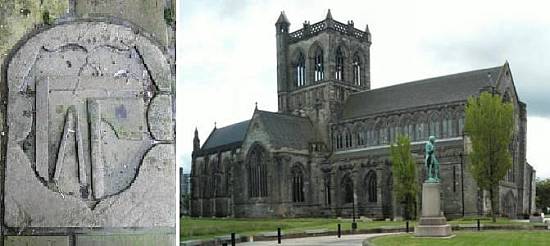 Paisley Abbey and grave example